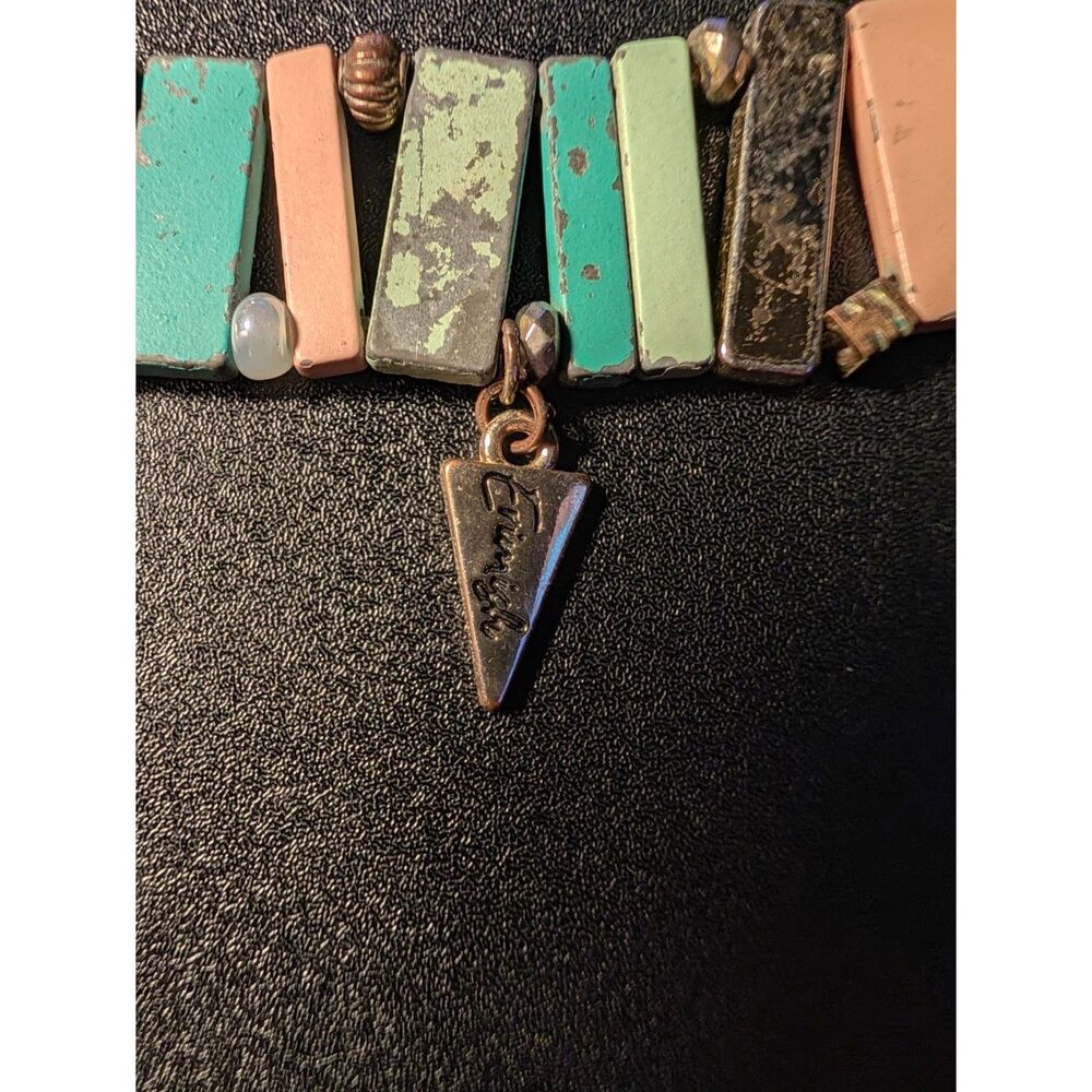 Erimish Boho Turquoise Pink Beaded Apple Watch Band Strap